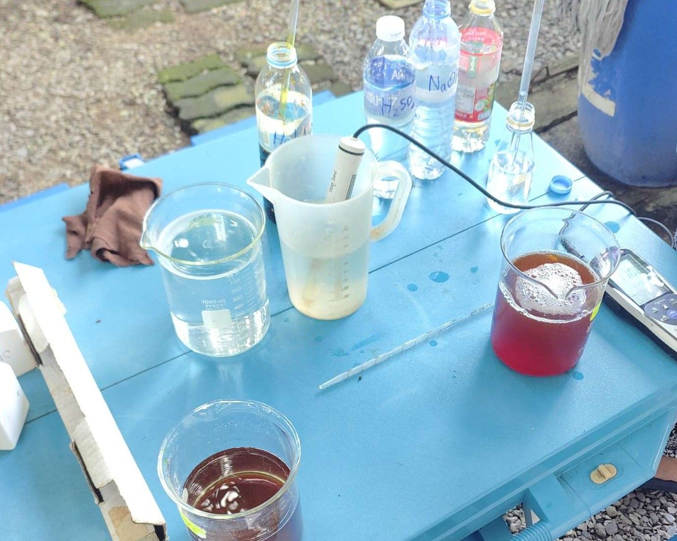 Jar Test และวิเคราะห์คุณภาพน้ำ